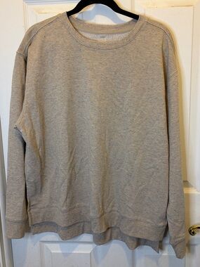 zuda Light Heather Tan Crewneck Sweatshirt
